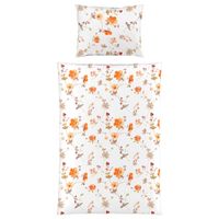 Fleuresse POSTEĽNÁ BIELIZEŇ, makosatén, oranžová, červená, biela, béžová, tmavooranžová, cappuccino, 140/200 cm