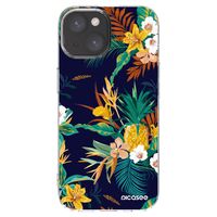 Silikónový prehľadný obal pre Apple iPhone 15 - Pineapple Color