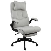 MID.YOU KANCELÁRSKE KRESLO, tkaná textília, krémová