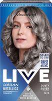 Schwarzkopf боя за коса -  Live Intense Colour - U72 Dusty Silver