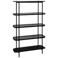 Xora REGÁL, sivá, čierna, železo, 90/155/34 cm