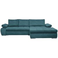 Carryhome ROHOVÁ SEDAČKA, textil, petrolej