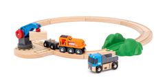 Brio - Starterset Güterzug mit Kran A