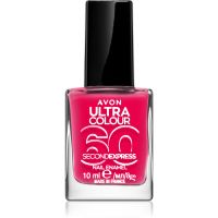 Avon Ultra Colour 60 Second Express gyorsan száradó körömlakk árnyalat Fun N Fuchsia 10 ml