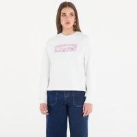 Bluza Karl Lagerfeld Jeans Reg Floral Logo Sweat White M