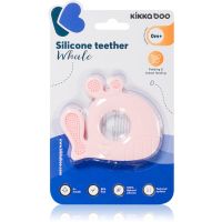 Kikkaboo Silicone Teether Whale grizalo Pink 1 kos