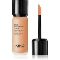 KIKO Milano Full Coverage 2-In-1 podkład i korektor 2 w 1 odcień WB30 Warm Beige 25 ml