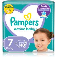 Pampers Active Baby Size 7 одноразові підгузки 15+ kg 40 кс