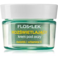 FlosLek Laboratorium Eye Care krema za posvetljevanje za predel okoli oči z vitaminom C 15 ml