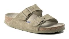 Birkenstock Arizona SFB VL Faded Khaki Regular Fit Ženy - Sandály Birkenstock - Sivá - 1019045-3.5 - Size: 3.5