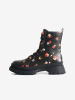 Desigual Boot Flowers Bokacsizma Fekete