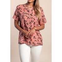 Bluza Kratkih Rukava, Svijetlo Ružičasta