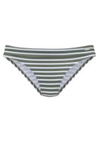 VENICE BEACH Bikini donji dio  tamno zelena / prljavo bijela
