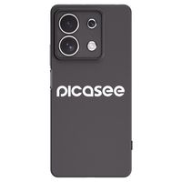 Silikónový čierny obal pre Xiaomi Redmi Note 13 4G - Picasee - new logo - white
