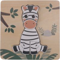 Zopa Wooden Puzzle Small Puzzle aus Holz Zebra 1 St.