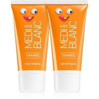 MEDIBLANC KIDS Orange дитяча зубна паста 2x50 мл