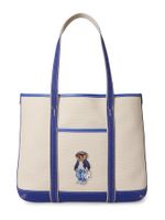 Polo Ralph Lauren Shopper torba 'SPRING BEAR'  ecru/prljavo bijela / kobalt plava