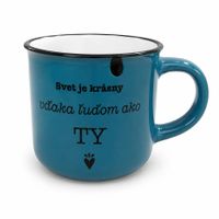 Keramický hrnček - Svet je krásny vďaka tebe ALBI