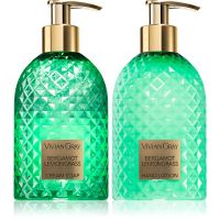 Vivian Gray Gemstone Bergamot & Lemongras darilni set za roke 2x300 ml