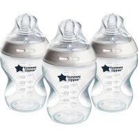 Tommee Tippee Natural Start Anti-Colic önsterilizáló cumisüveg Slow Flow 0m+ 3x260 ml