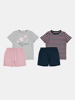 name it Stars Pyjama Kinder Rosa