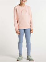 Light pink girly sweatshirt Ragwear Evka - Girls