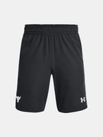 Under Armour UA Project Rock Woven Szorty dziecięce Czarny