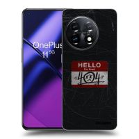 Silikónový čierny obal pre OnePlus 11 5G - HELLO 404