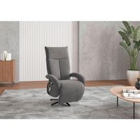 Sit & More KRESLO, textil, sivá