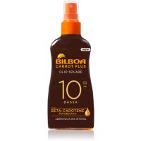 Bilboa Carrot Plus універсальна олійка для засмаги для тіла та волосся SPF 10 200 мл