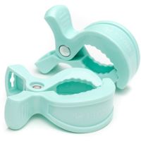 T-TOMI Clip spona na cumlík Pastel mint 2 ks