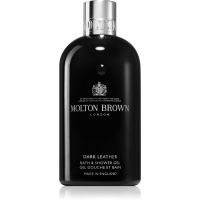 Molton Brown Dark Leather Bath & Shower Gel заспокоюючий гель для ванни і душа 300 мл