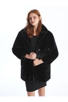 LC Waikiki LCW Jacket Collar Women's Plush Coat