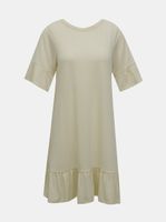 Cream loose dress VERO MODA Violetta - Women's