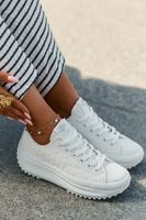 Női Sportcipők Hímzéssel Platformon Lee Cooper