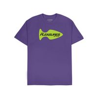 Pleasures Group Tee Purple - Pánske - Tričko Pleasures - Fialové - P24SU048-PURPLE - Veľkosť: XL