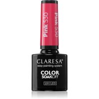 Claresa SoakOff UV/LED Color Rainbow Explosion Gel-Nagellack Farbton Pink 530 5 g