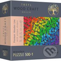 Dúhové motýle (Drevené puzzle)