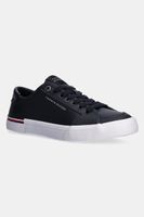 Kožené tenisky Tommy Hilfiger CORE CORPORATE VULC LEATHER