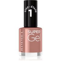 Rimmel Super Gel gel lak za nohte brez uporabe UV/LED lučke odtenek 033 R&B Rose 12 ml