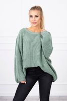 Oversize sweater dark mint