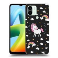 Silikónový čierny obal pre Xiaomi Redmi A2 - Unicorn hviezdne nebo