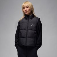 Jordan Wmns Solid Core Puffer Vest Black - Dámske - Vesta Jordan - Čierne - FV7149-010 - Veľkosť: S