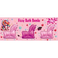 Chlapu Chlap Unicorn шипляча бомбочка для ванни для дітей 3x70 гр