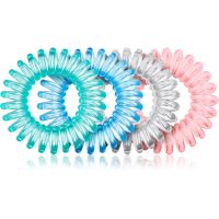 BrushArt Hair Rings ластици за коса Clear Mix 4 бр.