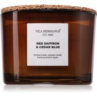Vila Hermanos Apothecary Red Saffron & Cedar Blue świeczka zapachowa 350 g