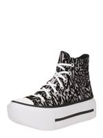 CONVERSE Visoke tenisice 'CTAS LIFT DOUBLE STACK'  crna / prljavo bijela