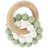 O.B Designs Teether Toy grizalo Mint 3m+ 1 kos