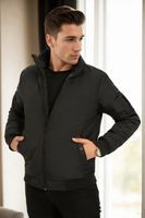 18137 Dewberry Slim Fit Mens Coat-BLACK