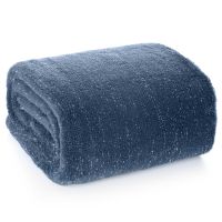 Eurofirany Unisex's Blanket 458736 Navy Blue